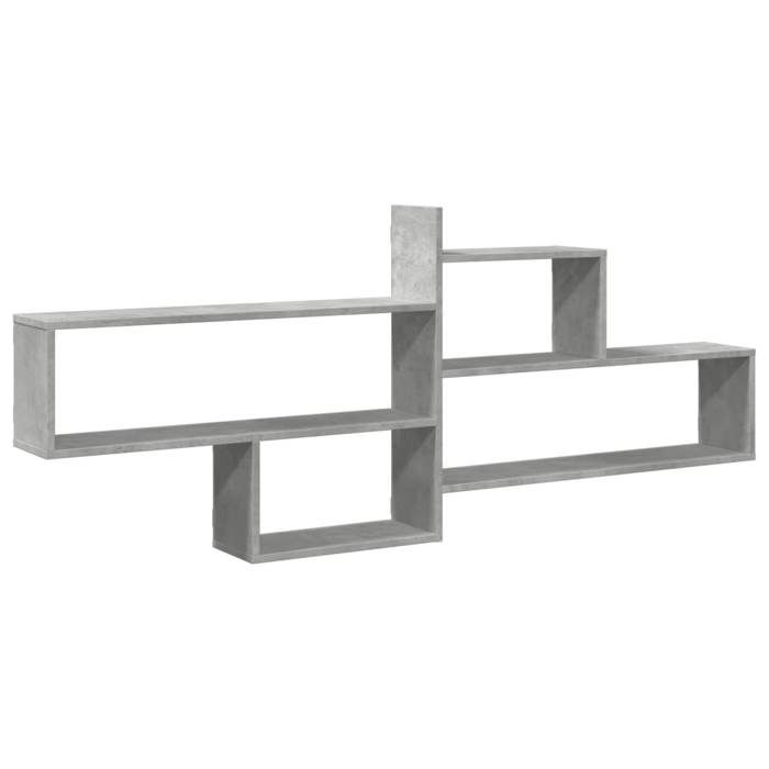 VidaXL Wall Shelf Concrete Grey 167.5x18x68 Cm Engineered Wood 853320