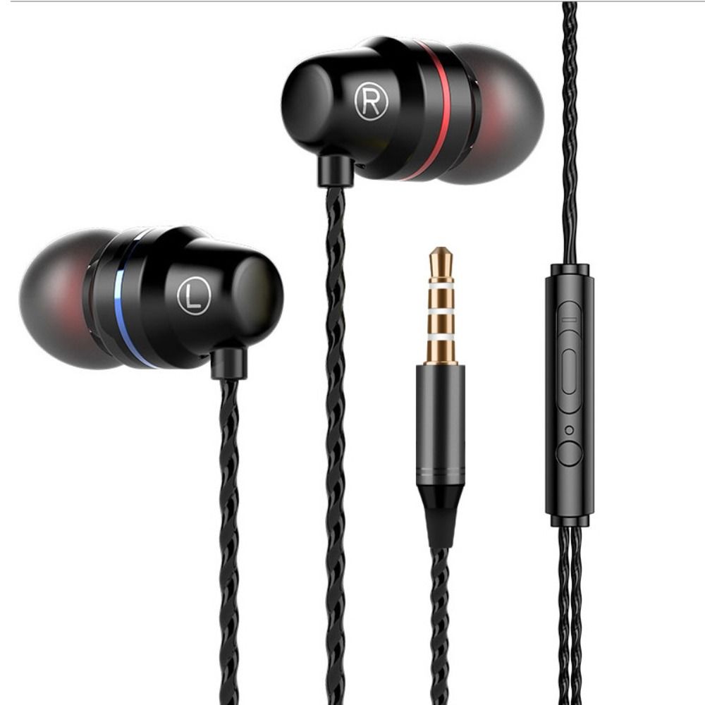 

in Ear In-ear Headphones 3.5mm Wired Headset Portable Earbuds