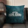 Brand P-Papa J-John'S Cushion Cover Summer Breathable Linen Organic Fabric Double-Sided Printing Sofa Pillow Case Home Decor