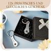 Praktischer Stabiler Edelstahl Einkaufswagen Münz Schlüsselanhänger Charm Anhänger 3er Pack Abnehmbar Einkaufswagen Modeaccessoire