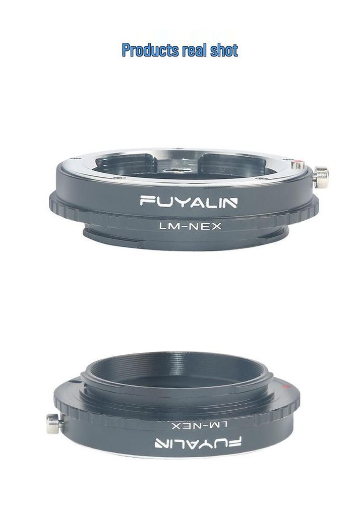LM-NEX Lens Adapter: Compatible with Leica M-mount lenses for Sony Mirrorless NEX A7 E-mount cameras.