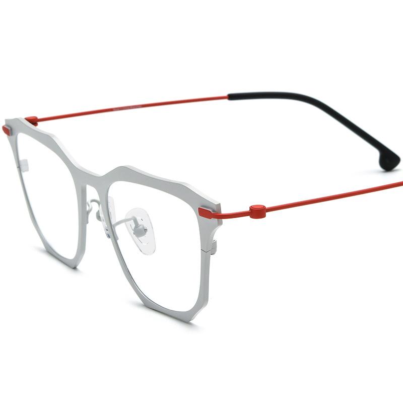 

Multicolor Pure Titanium Acetate Personalized Extra-light Eyeglasses Men and Women Fashion Optical Prescription Glasses with Cas