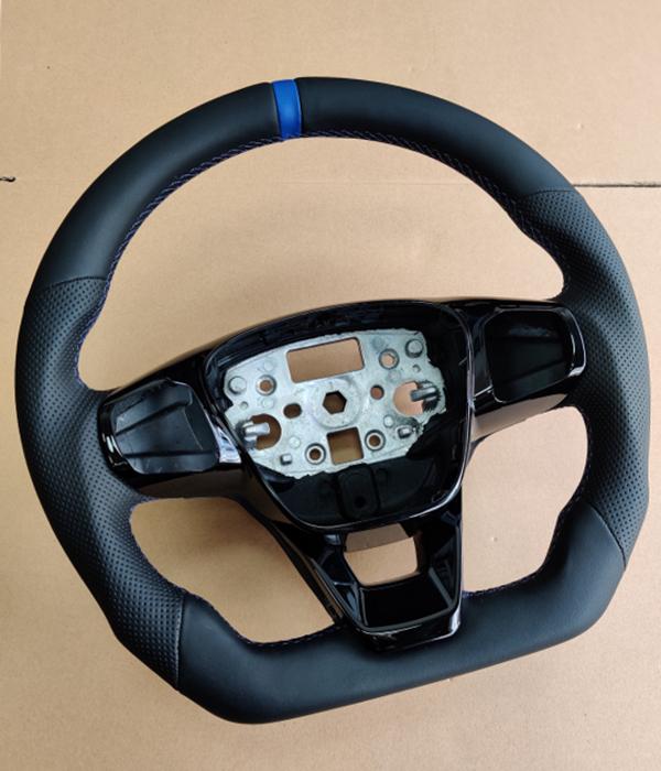 Fit for Ford Transit Custom 2019+ Perforated Leather Steering Wheel Replacement