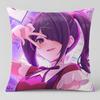 Game NEEDY GIRL OVERDOSE Cushion Cover Short Plush Cushion Cover Double Sided Print Washable Sofa Pillowcase Home Decor Gift