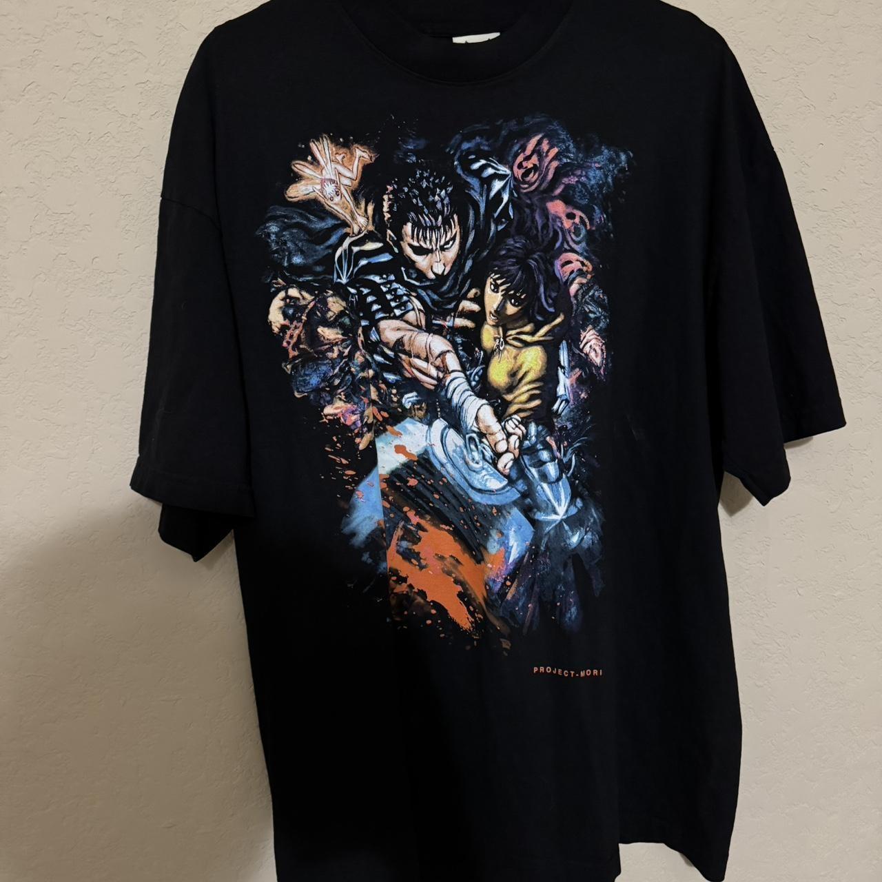 Berserk Anime T-shirt Berserk Classic Style Black Unisex Shirt Reprint WA1743 XL
