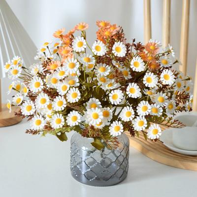 5 Stems Artificial Flowers UV Resistant Fake Wildflowers Faux Floral Arrangements for Wedding Indoor Ourdoor Home Garden Decoration