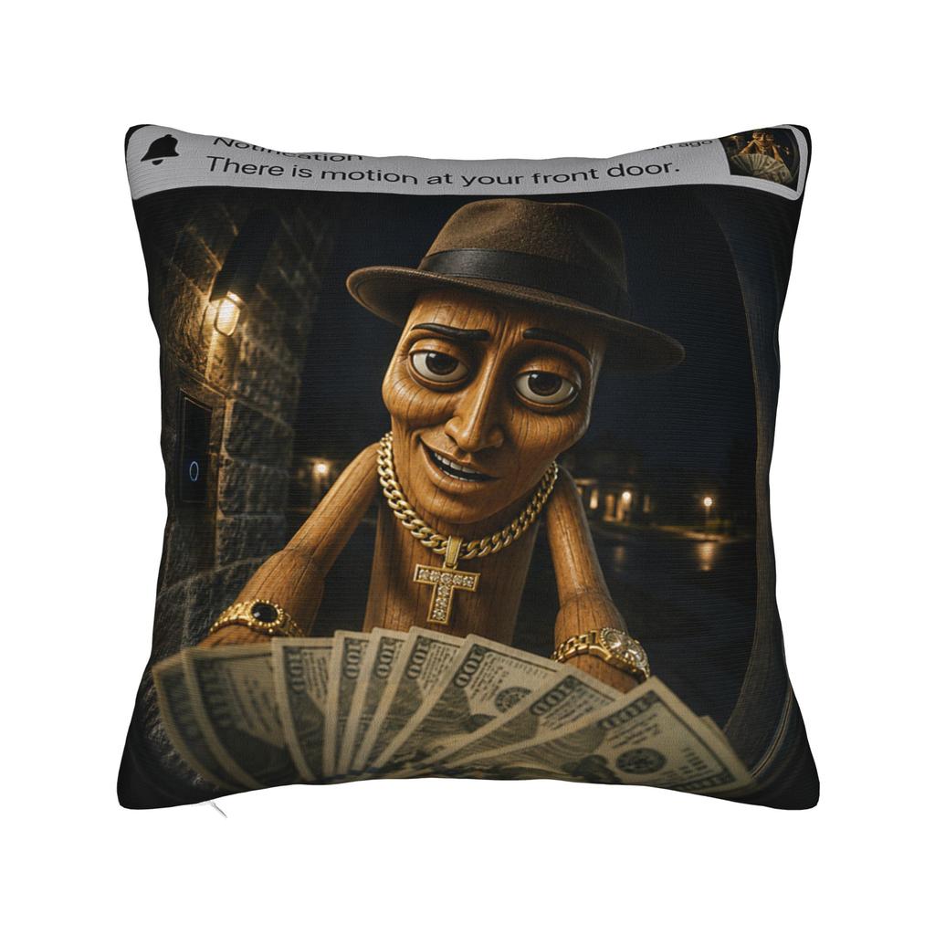 I Had So Much Potential Funny Tung Tung Sahur Six Seven Meme Pillow Case Square Pillow Cover For Sofa Car Home Decor Pillowcases