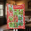 Christmas Gift Comedy Movie How the Grinch Stole Christmas Blanket Home Warming, Four Season Bed Decoration Sofa Cover Flannel Throwing Blanket K11