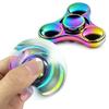 Colorful Rainbow UFO Metal Fidget Spinner | EDC Handheld Finger Toy for Focus & Anxiety Relief | Portable Desk Spinning Top Gift