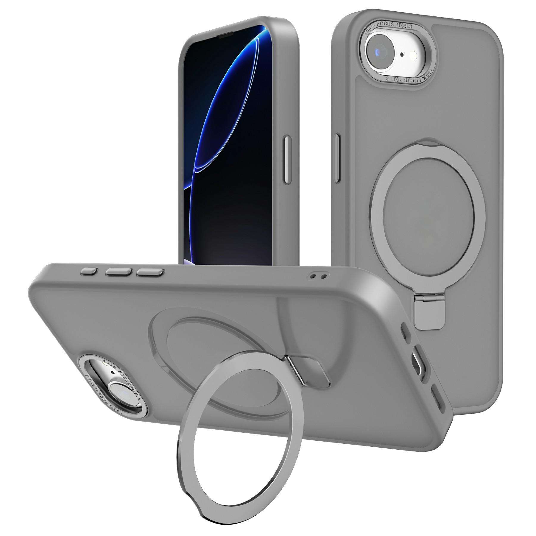 

For iPhone 16e Case Compatible with MagSafe Anti-Drop TPU + PC Kickstand Phone Cover F