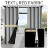 Chunya Textile Waterproof Curtains Balcony Outdoor Full Blackout Curtains Rainproof