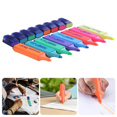 Fluorescenční zvýrazňovač Rychleschnoucí Ergonomický úchop Pro Zápisník Kalendář Plánovač Školní Kancelářské Potřeby