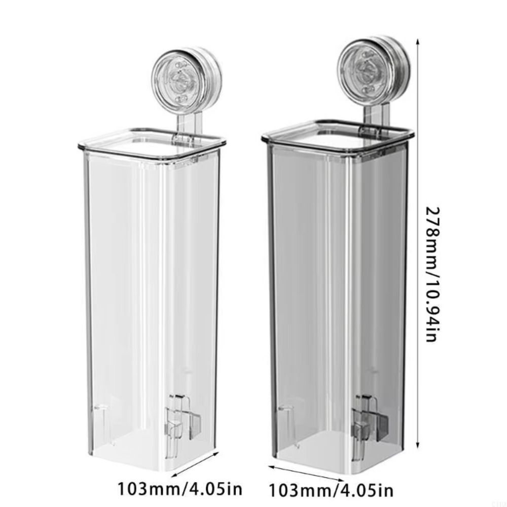 Clear Design Disposable Cup Dispenser Suction Cup Cup Picker Paper Cup Storage Rack  for Kitchen