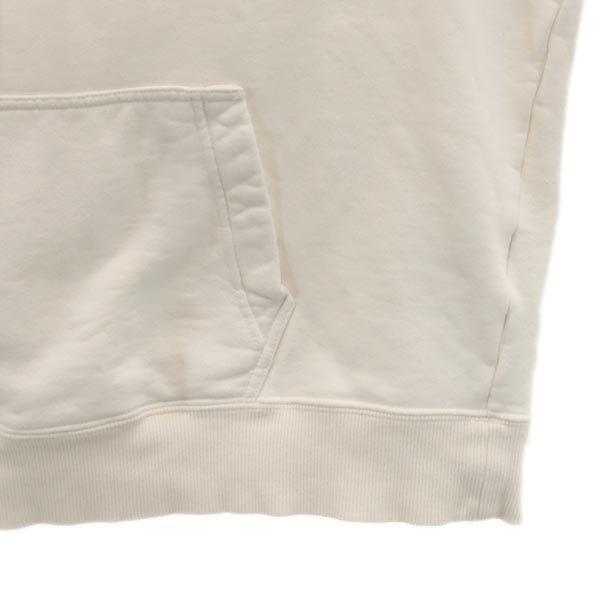 Dior Imprimeu Hanorac cu mânecă lungă L alb Pulover cu spate periat Femei Folosit