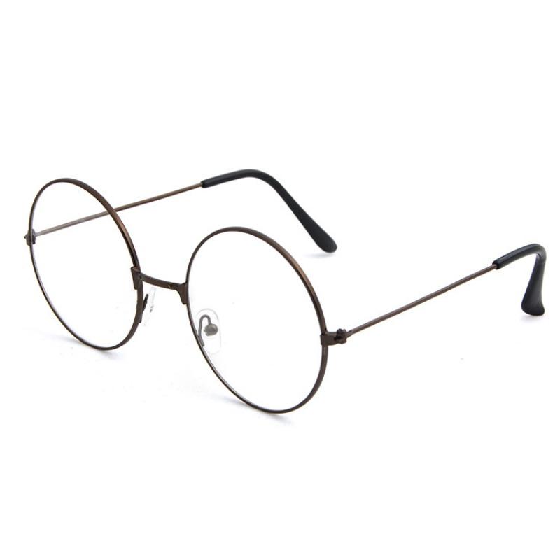 Round Literary Ultralight Anti-blue Light Glasses Comfortable Computer Glasses Metal Spectacles Radiation Protection Optical