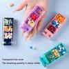 1PCS Mini Portable Pills Organizer Transparent And Thickened 3 Grids Pill Box Dust And Moisture Proof Suitable For Home Travel