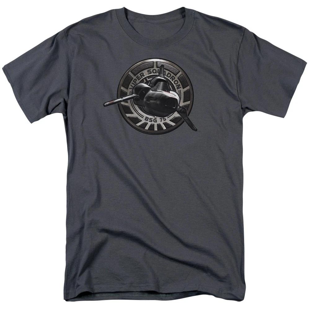 Battlestar Galactica - Viper Squadron - Unisex Short Sleeve Children s T-shirt - Gray 130