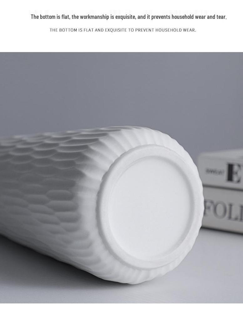 Modern Nordic Ceramic Vase for Hydroponic and Dried Flowers - Chinese Style Home Decor