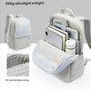 Laptop Backpack Men Business Commuter Lightweight 15/16 Inch Notebook Travel Bag Women Cloud Gray