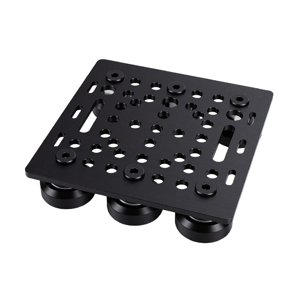 2Pcs Gantry Plate Kit V Wheel Plate Aluminum Extrusion Accessories for CNC 3D Printer