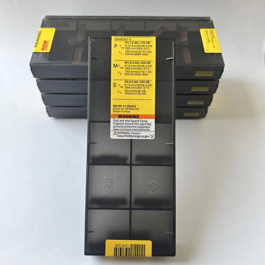 Original Sandvik / N123K2-0714-0008-GF 1125 /CNC CARBIDE tool blade 10 Pcs