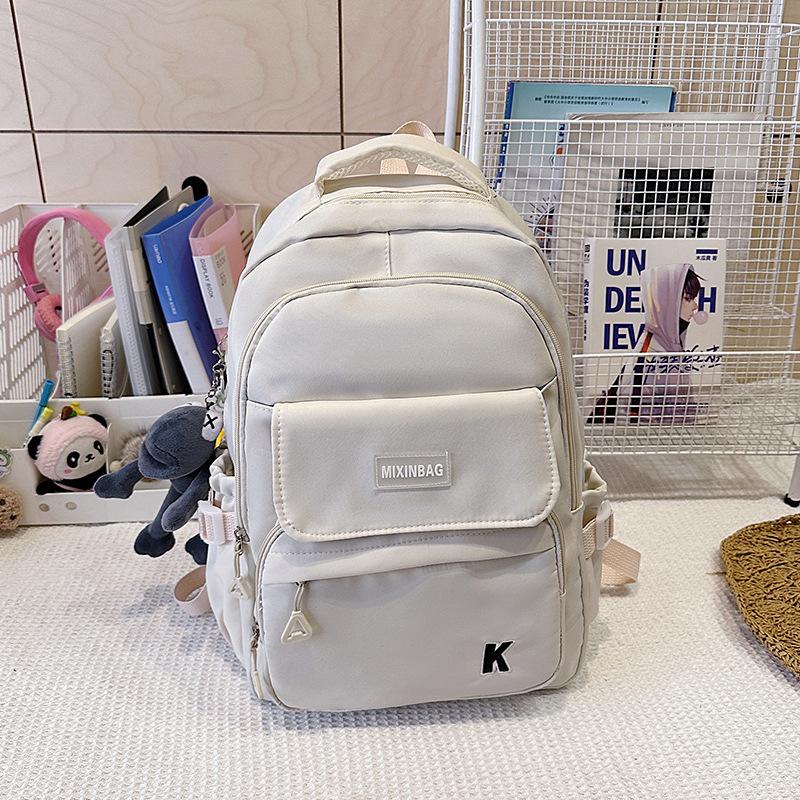 New large-capacity multi-compartment lightweight and versatile backpack fashionable junior high school high school student college backpack