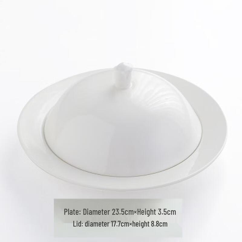 Chinese Ceramic Individual Serving Bowl with Lid