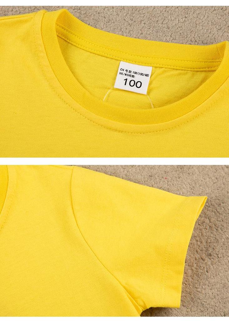 Plants Vs. Zombies Kids' Pure Cotton T-Shirt - Boys and Girls Summer Short Sleeve Loose Breathable Top