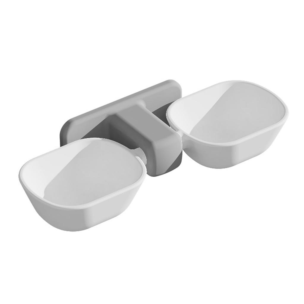Pet Food and Water Bowls Wall Mounted Removable Thickened Elevated Cat Dog Bowls