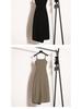 Plus Size Slimming Camisole Dress - Women's Waist-Cinched Spring/Summer Slit Outerwear Skirt