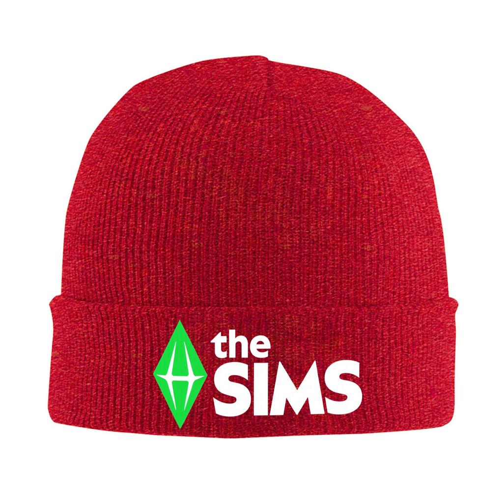 The Sims Sul Sul Gaming Knitted Caps Women's Men's Skullies Beanies Winter Hats Acrylic  Crochet Cap