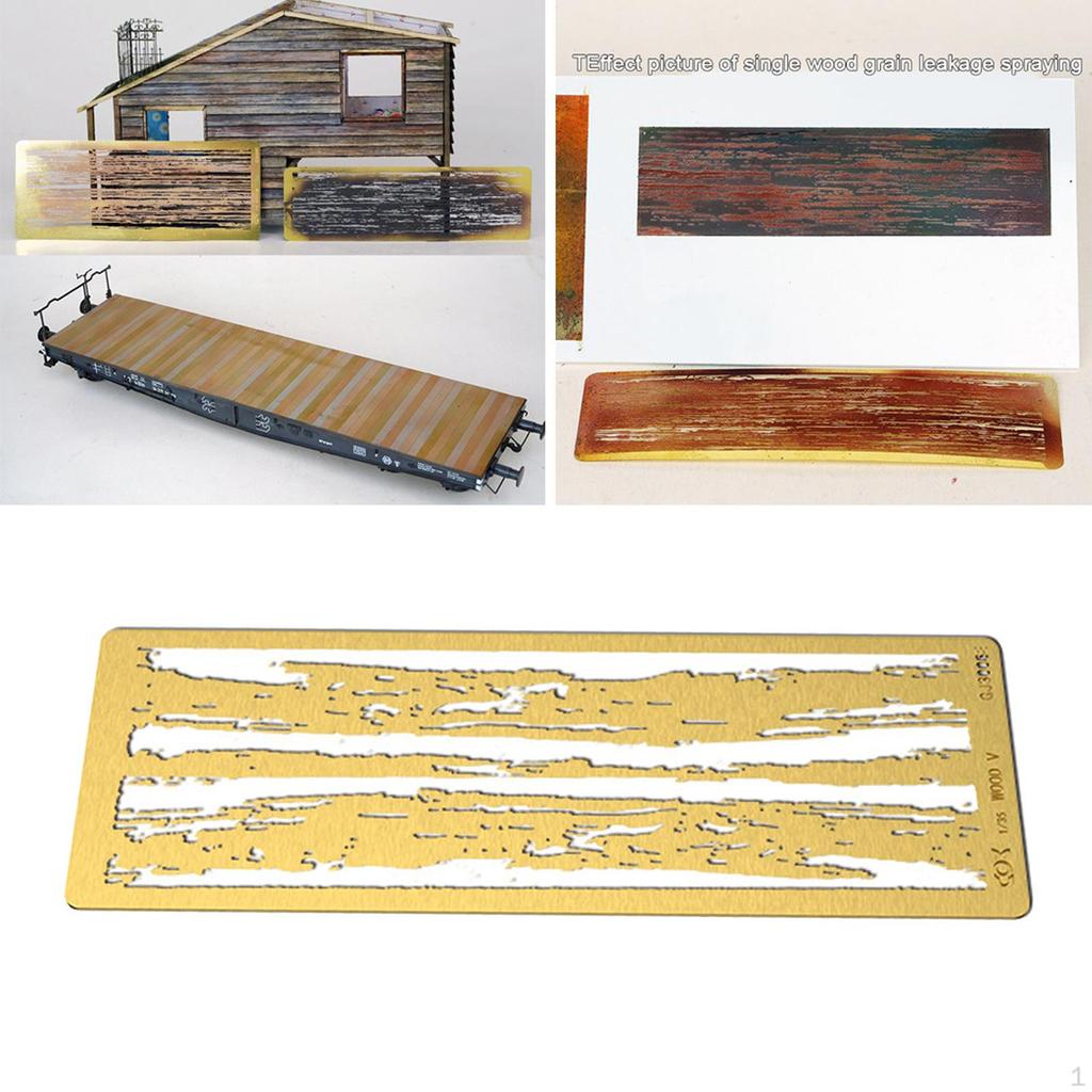 Hantverksmålningsverktyg Schablonmallar Spray /35 Tankmodeller Airbrush Dekorering