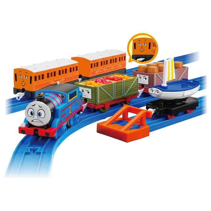Takara Tomy Plarail Thomas GOGO Thomas Thomas & Annie & Clarabel Friends Set - Train Toy - 3+ Years