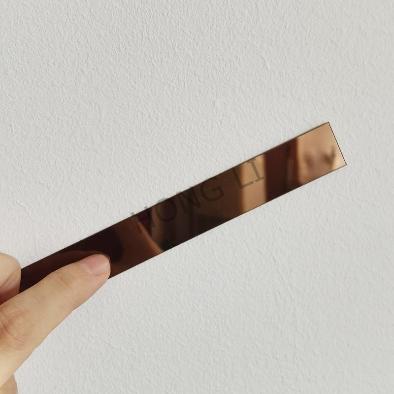 1 Rolle Goldband Edelstahl Flacher Hintergrund Wand Deckenkantenstreifen Aufkleber Wohnzimmer Dekoration Linien Möbelaufkleber