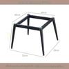 Square Rock Slab Dining Table Legs - Ceramic Tile, Marble Leg Brackets, Luxury Desk Stand Base