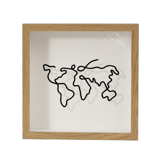 

Деревянная коробка для билетов большой емкости с гладкими краями, прозрачная витрина без заусенцев, рамка для путешествий, коробка для сбора украшений, украшение стола C