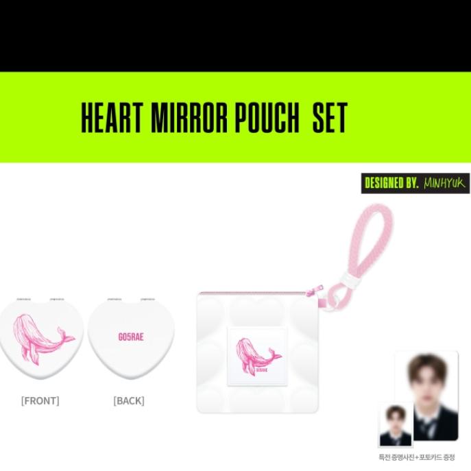 2025 MONSTA X CONNECT X Official MD Heart Mirror Pouch Set MINHYUK