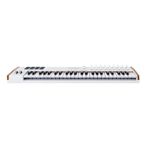 Arturia KeyLab Mk3 Keyboard Controller, 49 Keys, Velocity & Aftertouch, Pad Function, Full-Color Display, White