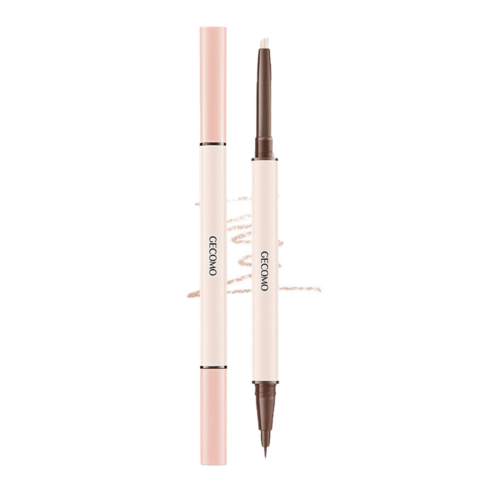 

INTOPOP Tear Bag Pencil, Tear Bag Liner, Double Line Expert, Ultra-Fine Pen, Double-Ended Type, White Gold, Creates a Three-Dimensional, Natural