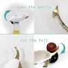 DALO Wine Sommelier Multifunctional Corkscrew Cat-Shaped Opener, 2-Tier Knife, (White/Silver)
