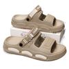 Fashion 2025 Men's Sandals Summer Outerwear New Anti slip and Wear resistant Dual purpose Driving Casual Lightweight Beach Slippers