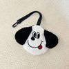 Portable Cartoon Dog Poop Bag Carrier Cute Dog Garbage Holder Cleaning Supplies with Buckle Pet Waste Bag Dispenser Outdoor Use
