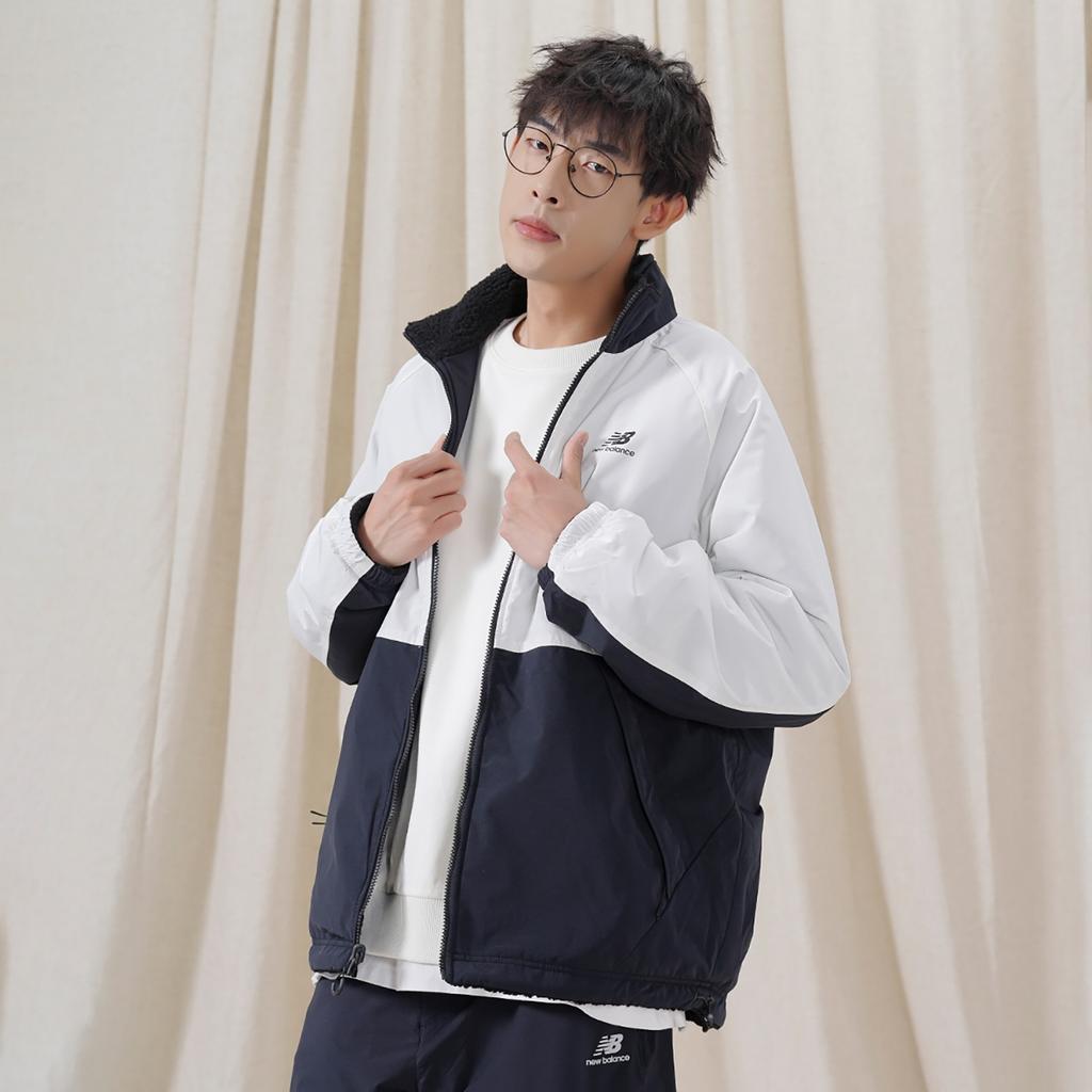 New Balance Sports Warm Reversible Jacket Asia Sizing 'White Black' Unisex 6DC39703-BK