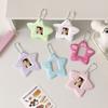 With Keychain Mini Photocard Holder Star Pendant Idol Card Display Protector Student Friends