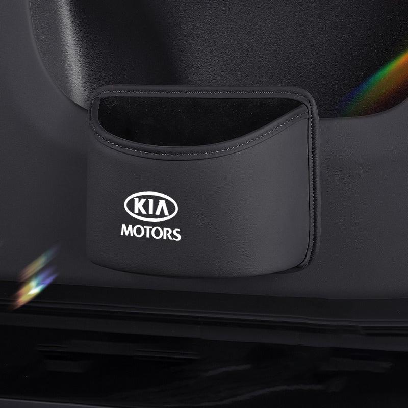 Leather Car Door Cup Holder Organizer Storage Bin Drink Rack Auto Cup Holder For KIA Ceed Sportage Picanto Cerato Seltos Soul