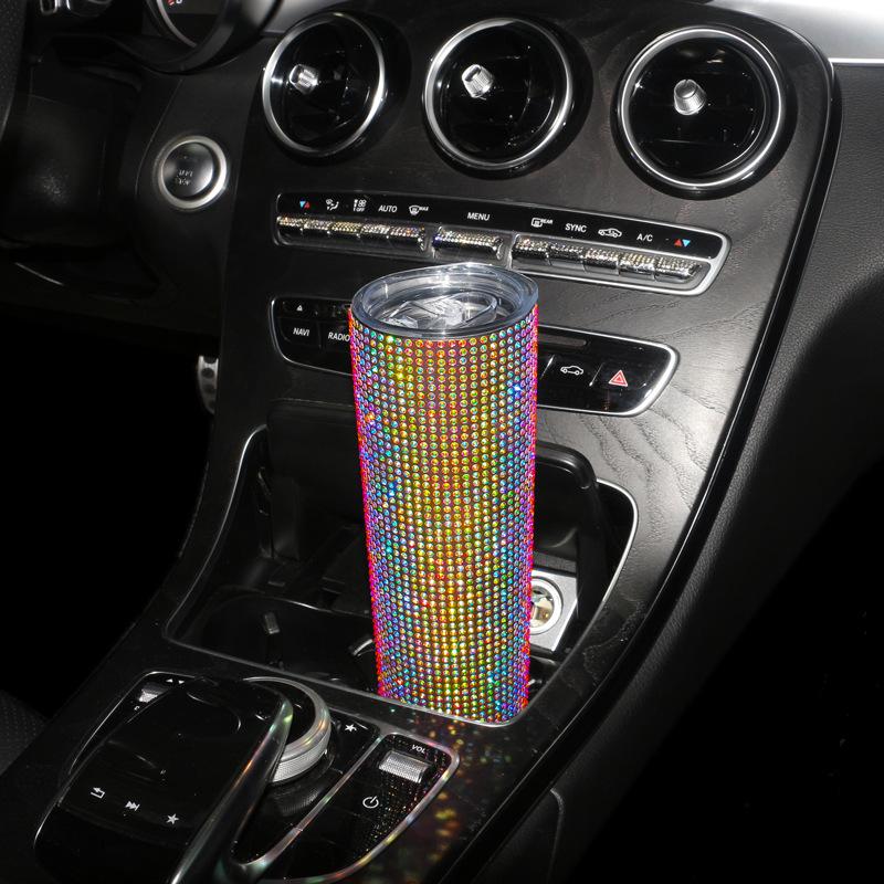 Southeast Asia Portable 20oz Stainless Steel Diamond Water Cup