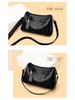 2022 Soft Leather Crossbody Bag for Middle-aged & Elderly Women: Fashionable, Versatile, Casual, Large Capacity Mummy Bag