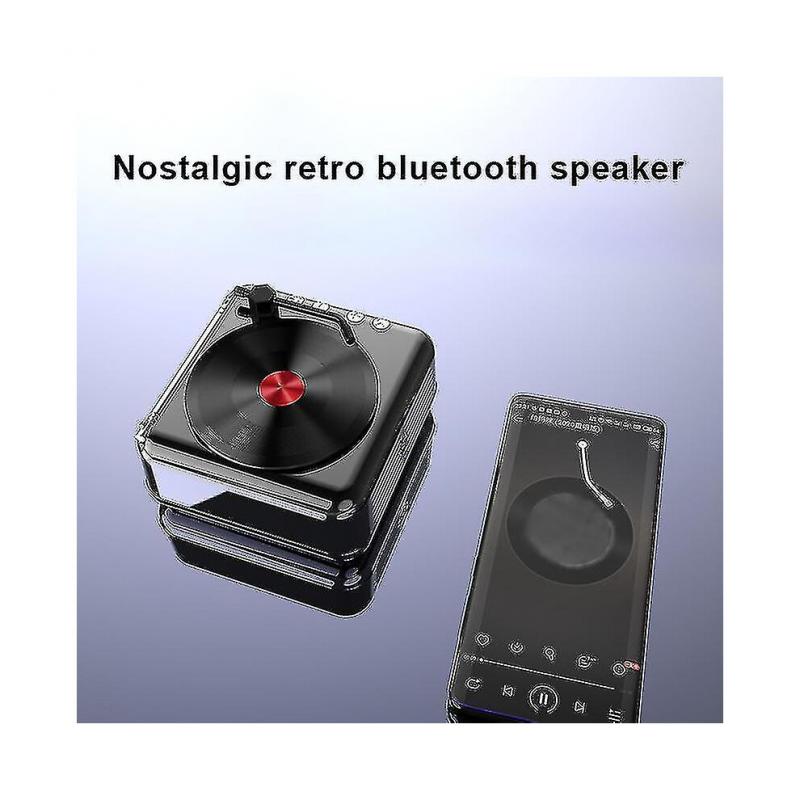 Turntable Record Player Portable Vinyl Record Player With Built-in Speakers Classic Vinyl Player