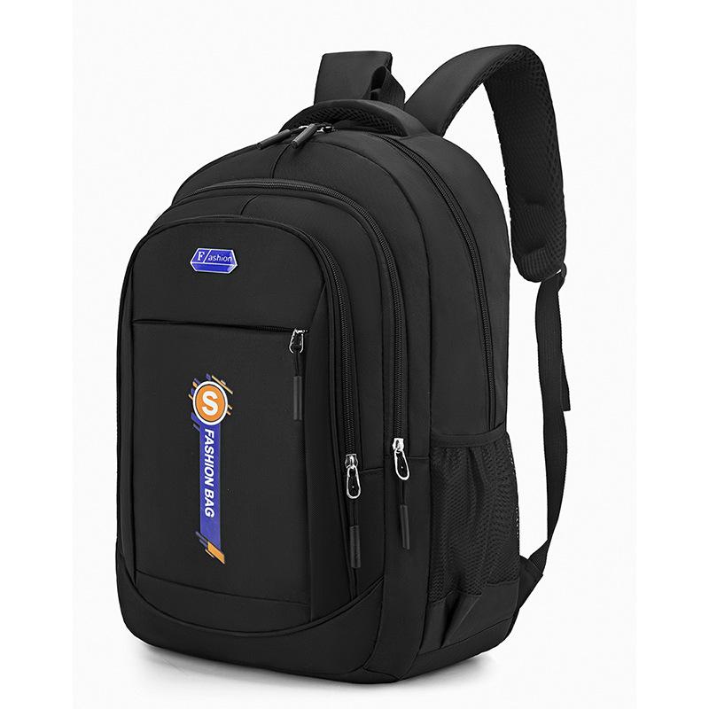 Oxford Large Capacity Business Backpack With Letter Embossing Design For School