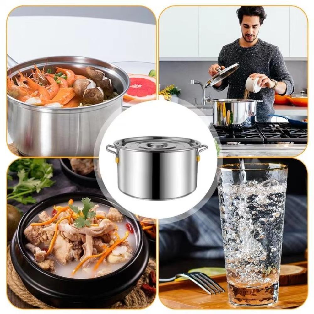Large Capacity Stockpot Thickening Soup Bucket New Stew Pot  Restaurant